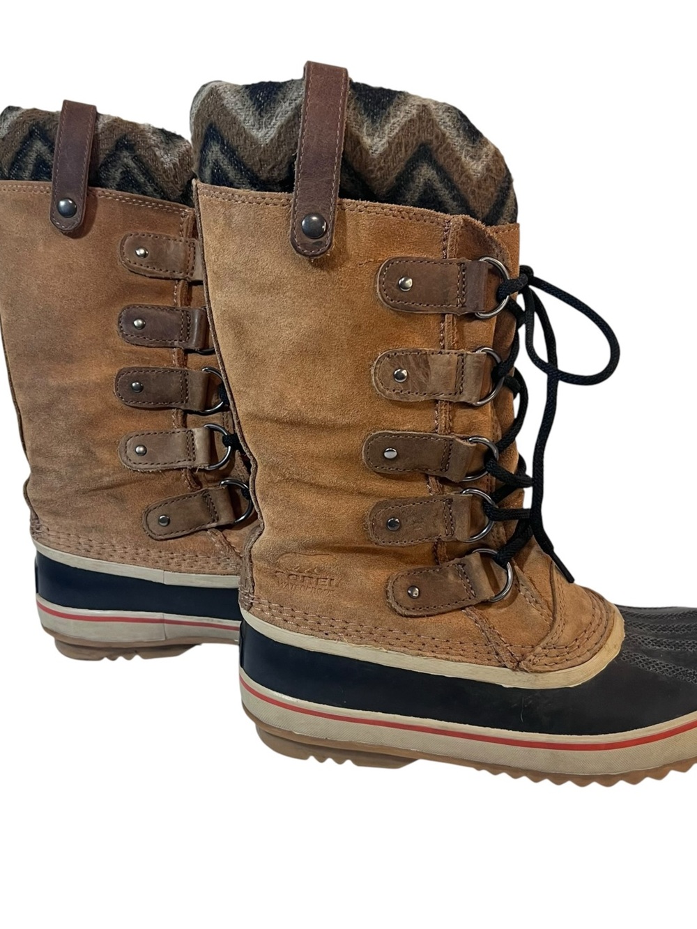 Sorel Joan of Arctic Knit II Waterproof Winter Boots Womens Size 7